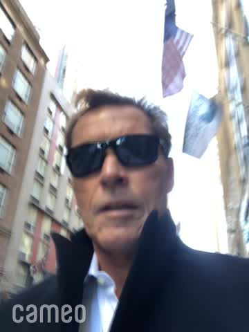 Video player preview of celebrity introduction