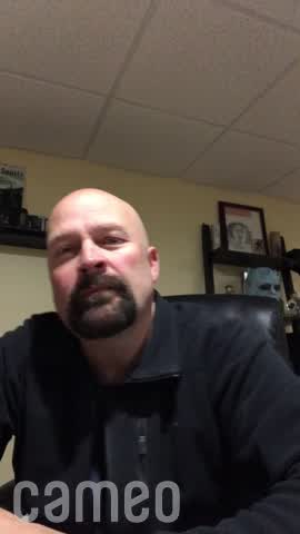 Video player preview of celebrity introduction