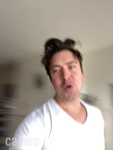 Video player preview of celebrity introduction