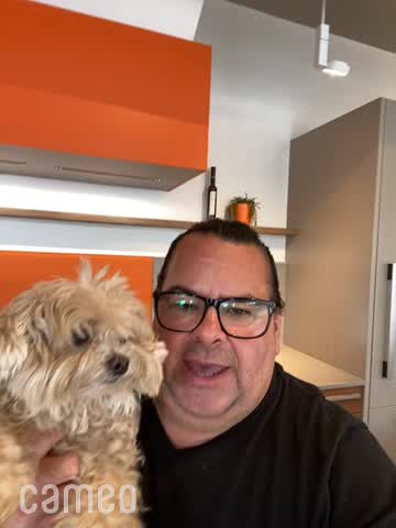 Video player preview of celebrity introduction