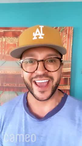 Video player preview of celebrity introduction