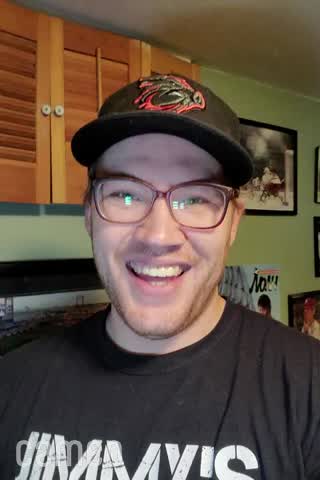 Video player preview of celebrity introduction