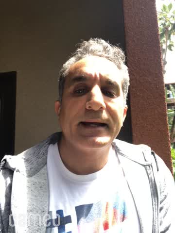 Video player preview of celebrity introduction