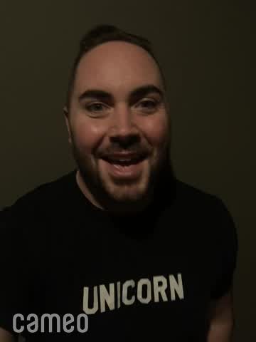 Video player preview of celebrity introduction