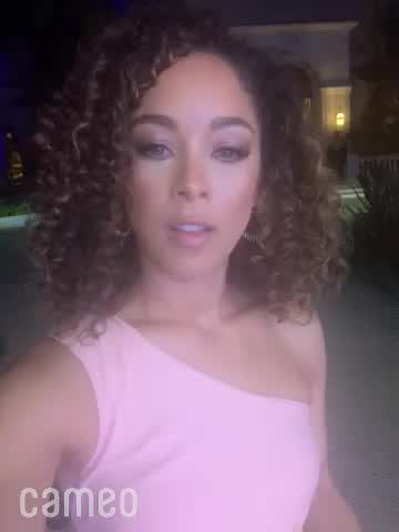 Video player preview of celebrity introduction