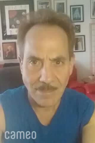 Video player preview of celebrity introduction