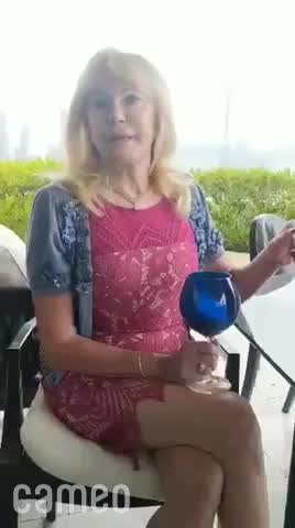 Video player preview of celebrity introduction