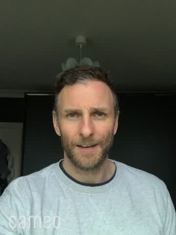 Video player preview of celebrity introduction